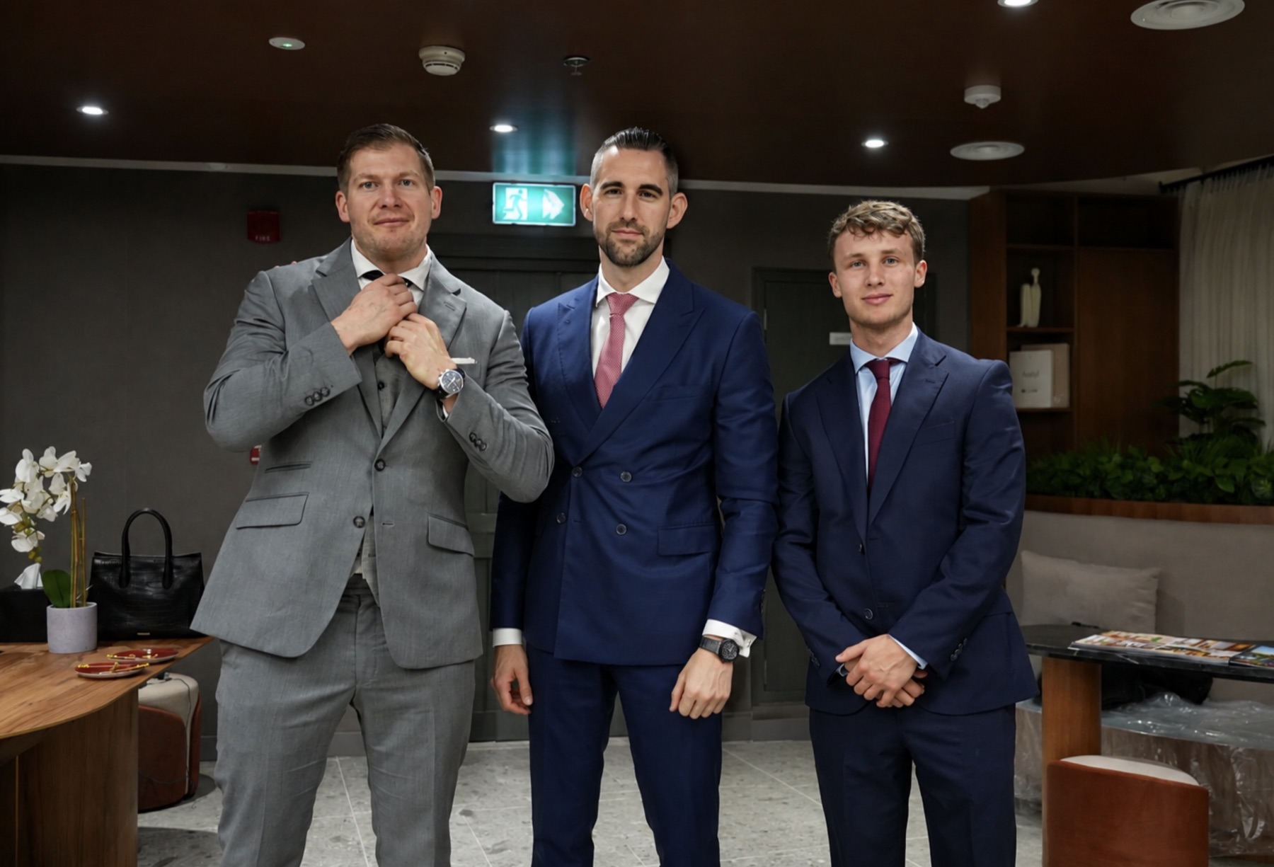 Les trois associés de France Finance International