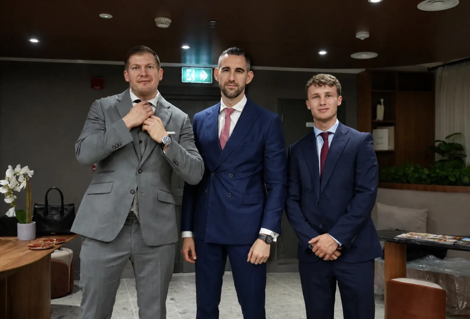 Les trois associés de France Finance International